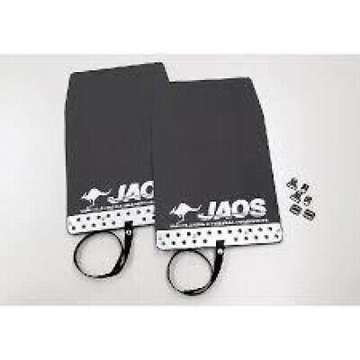 JAOS Mud JDM Flaps Splash Guards 2P Black LAND CRUISER HILUX PRADO FJ PAJERO