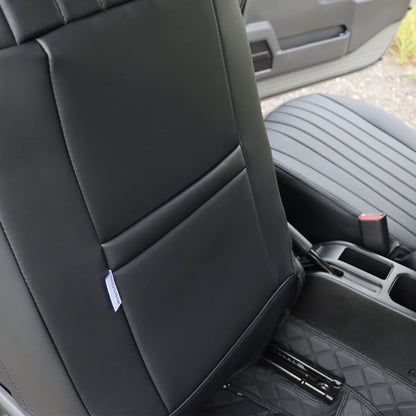 For Suzuki Jimny Seat Cover JB64 Sierra JB74 Front Leather Black