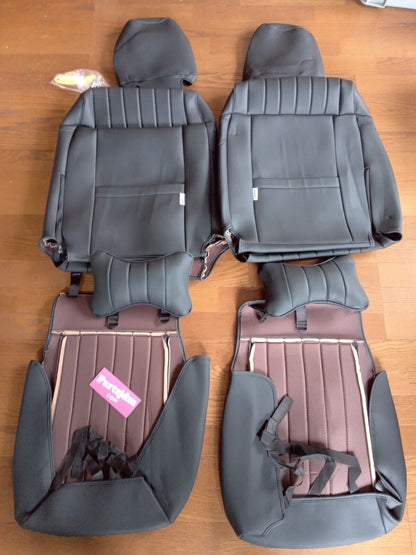 For Suzuki Jimny Seat Cover JB64 Sierra JB74 Front Leather Black