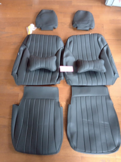 For Suzuki Jimny Seat Cover JB64 Sierra JB74 Front Leather Black